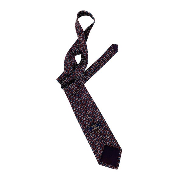 XMI 325 SERIES for NORDSTROM Oval Geometric All Silk Tie Made in USA - Picture 11 of 15